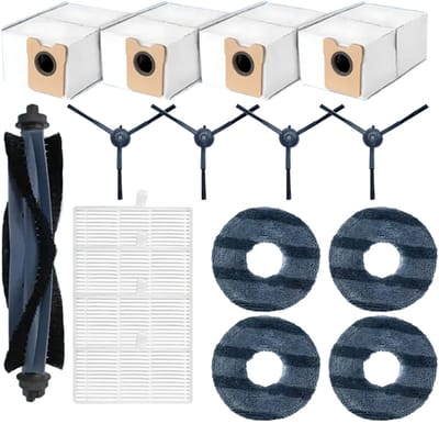 Accessoirepakket voor Eufy Omni C20 Robotstofzuiger - Hoofdborstel, Filter, Dweildoeken, Zijborstels, Stofzakken - Complete Reinigingsset