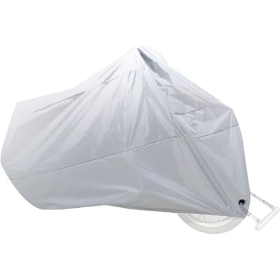 Housse de protection universelle pour moto 190T, imperméable, anti-pluie, anti-soleil et anti-poussière avec XL argenté