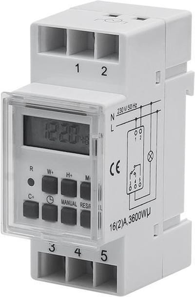 Timer / digitale schakelaar DIN TGE-12