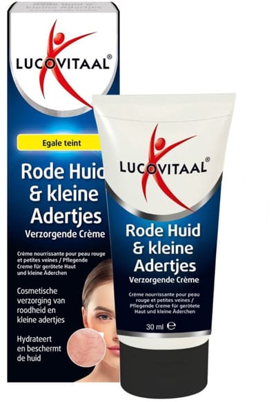 Lucovitaal Rode Huid & Kleine Adertjes Crème - 2 x 30 ml - Voordeelverpakking