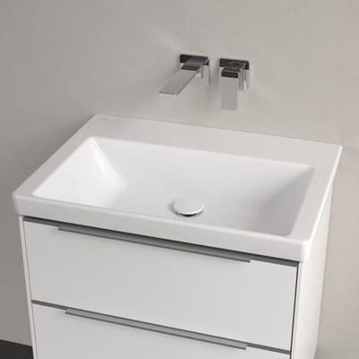 Villeroy & Boch Subway 3.0 cabinet washbasin 65 cm, without tap hole, without overflow, 4A706801