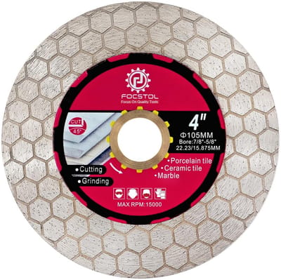 Solidchoice - Diamant Doorslijpschijf voor Tegels en Steen 105 mm