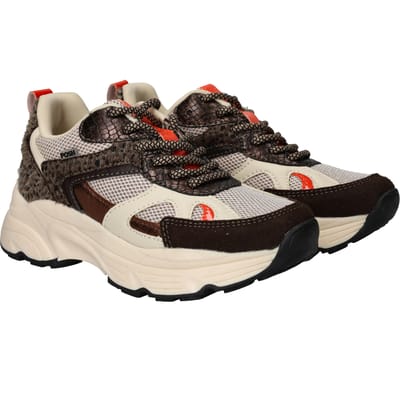 POSH by Poelman Sneakers - Meisjes - Bruin - Maat:33