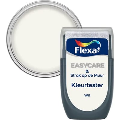 Flexa Easycare Verftester - Mat - Wit - 30ml