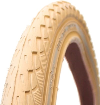 Deli tire Buitenband 26x1.75 - Creme - Reflectie - Anti-lek - Stadsfiets - Veiligheid
