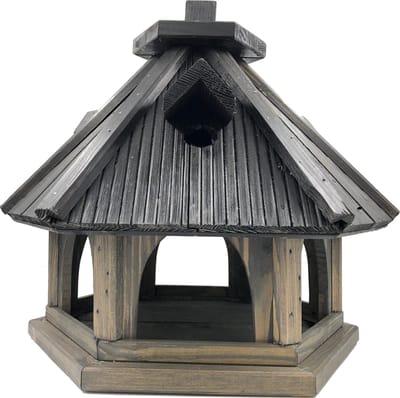 GARDEN SPIRIT Groot Vogelvoederhuisje 50 x 38 x 45 met Nestkast Vogelhuisje
