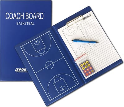 Sportec Coachmap Basketbal - blauw