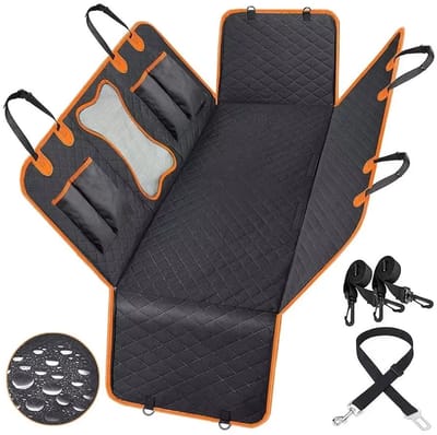 ITRONIQ Honden Autodeken Achterbank - Autostoelbeschermer Hond - Waterdichte Hondenhoes Auto - Anti-Slip Hangmat - 137x150 CM