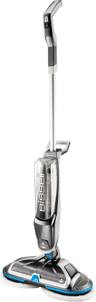 BISSELL SpinWave Cordless Elektrische Dweil - Vloerreiniger voor Harde Vloeren - Sproeidweil met Roterende Pads - Gebruiksvriendelijke Dweilvloerreiniger - Dweilapparaat - Mop voor Harde & Houten Vloeren - Wendbaar Dweilsysteem - 2240N