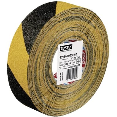 tesa ANTI-RUTSCH 60954-00000-02 Anti-sliptape tesa Zwart/geel (l x b) 18 m x 50 mm 1 stuk(s)
