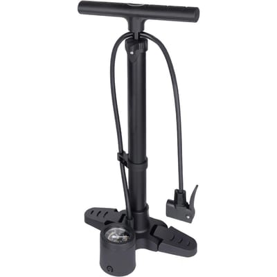 Pompe à Vélo Haute Pression 230PSI Pompe Pliable au Pied avec Corps en Alliage d'Aluminium Valve Universelle pour Vélo de Route Vélo de Montagne