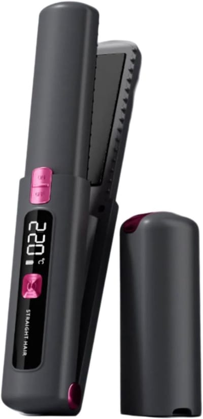 Oplaadbare Haarstyler Met LCD Scherm – Ionische verzorging voor glad haar – Multifunctioneel thuisgebruik