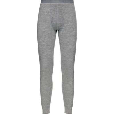 Odlo - Maat XL Suw Bottom Pant Natural 100% Merino Warm Heren Thermobroek - Grey Melange