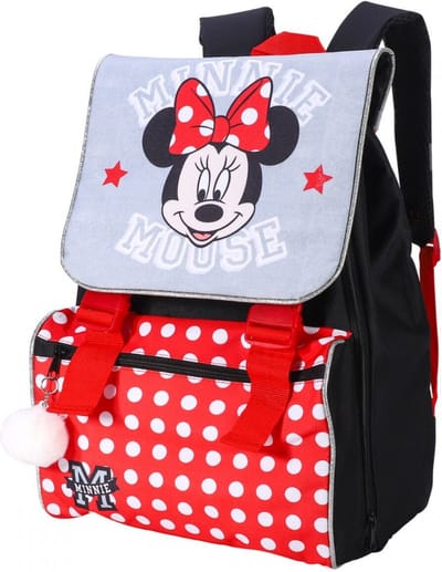 Disney Minnie schooltas, tas met Pompon, 42 cm