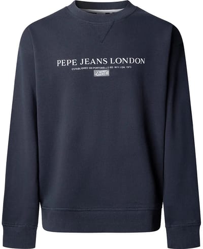 Pepe Jeans Summer Seasonal Logo Sweatshirt Blauw L Man