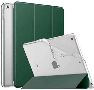 VLEMICO - iPad 10.2 Hoesje - Slanke Bescherming - Zachte Matte Achterkant - Automatisch Waken/Slapen - Geschikt voor iPad 9e/8e/7e Generatie - Denn...