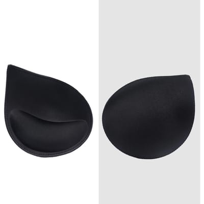 1 paar dikke spons bh-pads voor vrouwen badpak borst push-up borst verwijderbare bh-pads inzetstukken cups bh-accessoires white