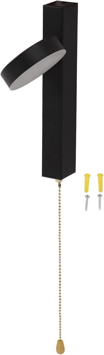 Wandlamp met trekschakelaar LED en 3 Kleurmodi voor Slaapkamer
