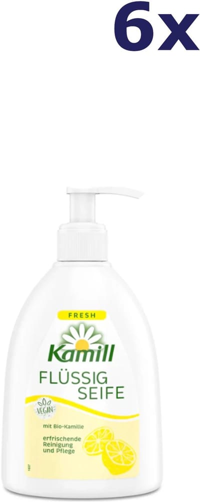 6x Kamill Vloeibare Zeep Fresh 300ml