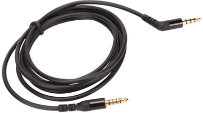 Dailygoods- Hoofdtelefoonkabel 3,5 mm - Zuurstofvrij Koper - 1,5 m - Vervangende Geluidskabel - Anti-trekkracht - Vergulde Plug - Koptelefoonkabel