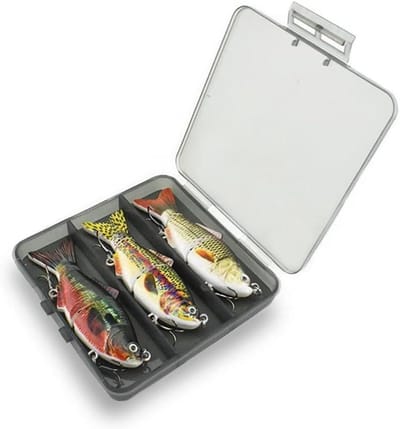 Vis Aas Set - Zwem Aas - Vissen in Zoetwater - Realistisch Ontwerp - 9.5 cm - 3 stuks-01