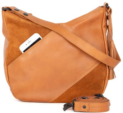 Leren Schouder / Crossbodytas - Natalia - Brandy