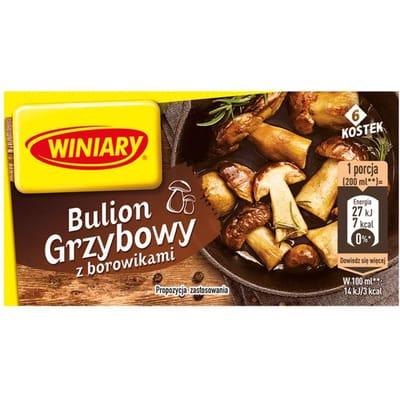 Winiary Champignonbouillon 60 g (6 stuks)