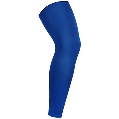 Gtubike 1 Pièce Support de Genou Sportif Protège-Genou Genouillère Sangle Respirante Anti-UV Manchon pour la Zone de la Jambe de Cyclisme Manches pour la Zone de la Jambe de Basketball Genouillères XL bleu