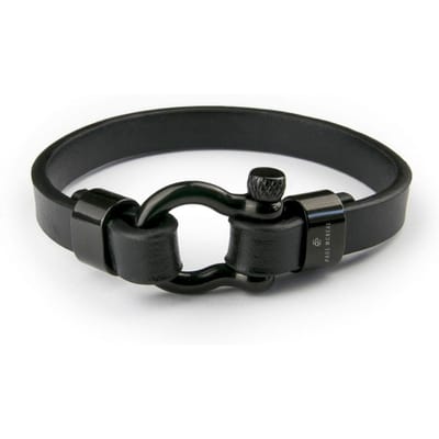 Paul McNeal MB0006BB Lederen Armband Lengte 21cm