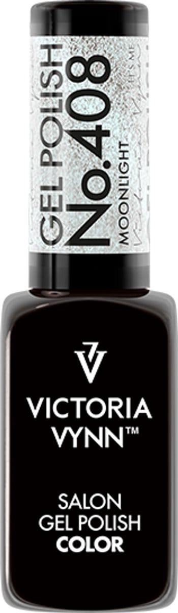 Victoria Vynn – Salon Gelpolish 408 Moonlight - Luna Glass - zilver cat eye - zilver metallic gel polish - gellak - nagels - nagelverzorging - nagelstyliste - uv / led - nagelstylist - callance