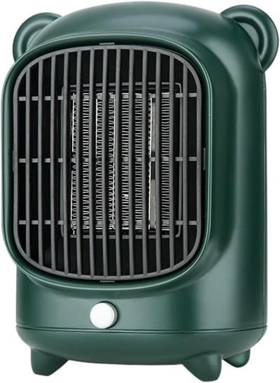 Mini-bureaublad elektrische kachel - donkergroen