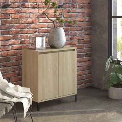 vidaXL - Dressoir - 60x35x70 - cm - spaanplaat - sonoma - eikenkleurig