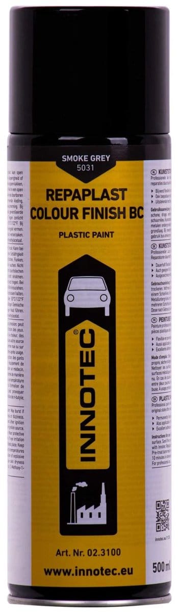 Repaplast Colour Finish 500ml, Kunststof reparatie verf, rauchgrau smoke grey