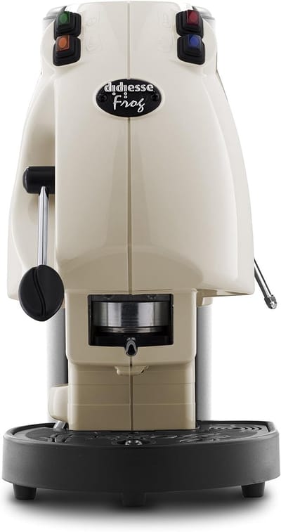 Koffiepadmachine - Espressoapparaat - Snelle Koffie - Snelontkalkingssysteem - 22 x 32 x 40 cm - Ivoor