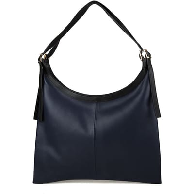 Giulia Monti Tote Bag Nachtblauw Zwart