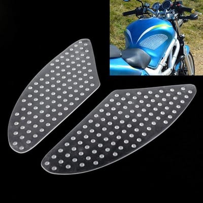 Universele rubberen tankbescherming voor motorfiets - Anti-slip knie grip stickers voor optimale bescherming en comfort