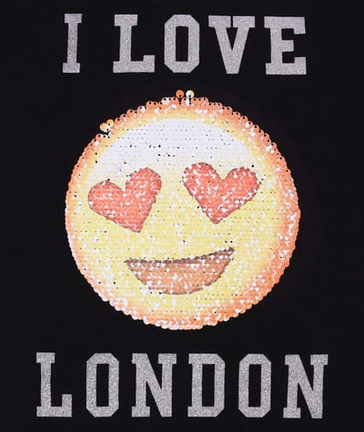 Zwarte I Love London blouse
