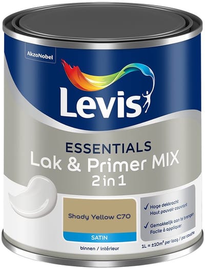 Levis - Essentials Lak & Primer Mix - Shady Yellow C70 - Mengverf - 1 L