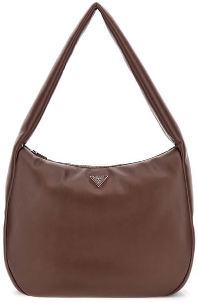 GUESS schoudertas Sunetra Large Hobo Bag Espresso donkerbruin