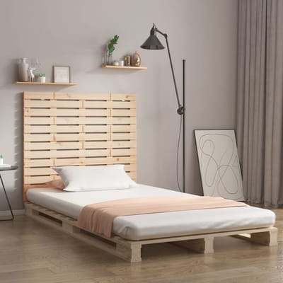 vidaXL - Hoofdbord - wandmontage - 146x3x91,5 - cm - massief - grenenhout