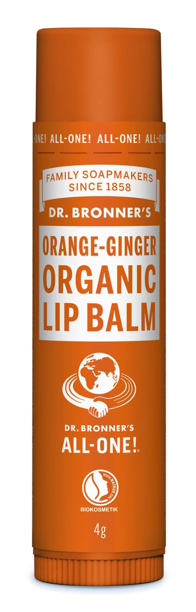 Dr. Bronner's Lippenbalsem Peppermint Organic Lip Balm - Duurzaam - Lipverzorging - Lippenbalsem