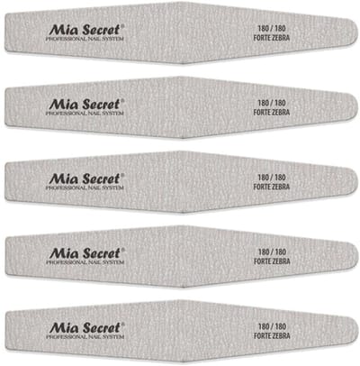 Forte Zebra Diamond Nagelvijl 180/180 Blauw (5stuks)
