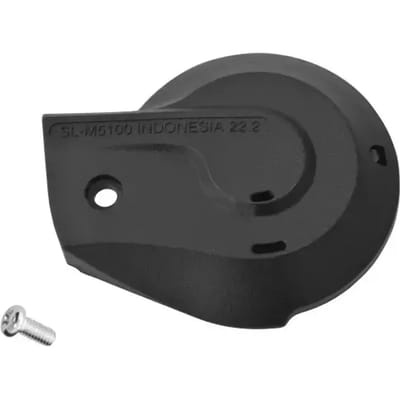 Linker afdekking van de hoofdhendel en bevestigingsschroef Shimano SL-M5100