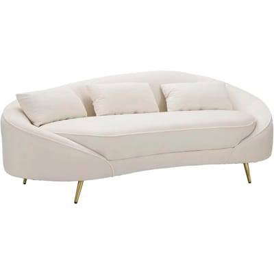 Bank 3 Seaters Oslo With Cushions Cream 185×84×68 cm