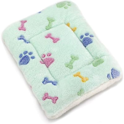 Coussin polaire doux épais en flanelle pour animaux de compagnie, couverture pour chien et chat, tapis de lit pour chiot, Chihuahua, coussin de maison, garde au chaud, couverture de couchage 40*57cm