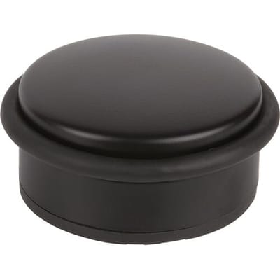 Toolstation Deurstopper RVS Ø105x45mm 1,2kg zwart