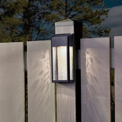 KS Verlichting - Solario - wandlamp - solar - zwart - vierkant - solar tuinverlichting - modern - zonneenergie buitenverlichting