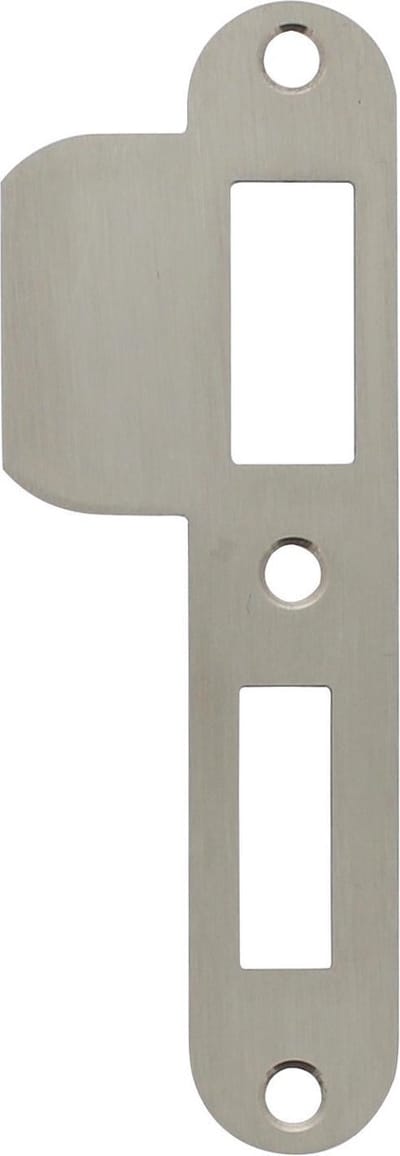 Intersteel Sluitplaat voor veiligheidsslot SKG* profielcilindergat 55 mm DIN rechts rvs