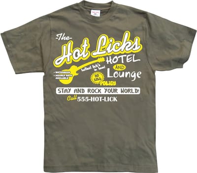 Hybris Hot Licks Hotel And Lounge T-shirt SH-1-11012-LFH2-2