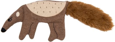 Jack and Vanilla Revive knuffel voor honden - Lengte 40cm - Honden speelgoed - Hondenknuffel - Hondenspeelgoed - Honden knuffel - Gerecycled materiaal - Bruin